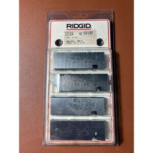 Ridgid 52192 1/2 - 3/4 Bevel Set High Speed Pipe Threader Dies